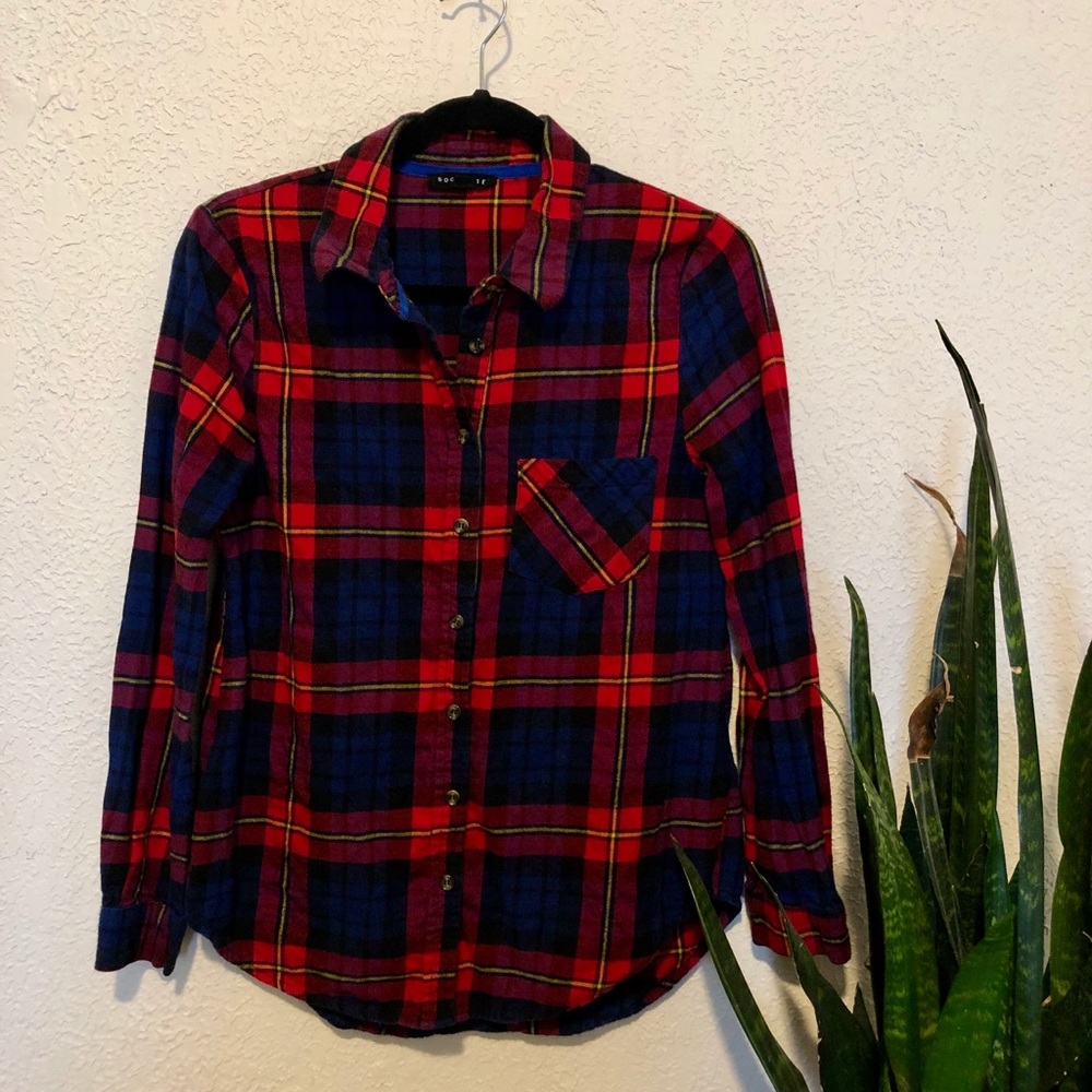 Plaid Button Up